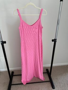 Ripe Maternity Skyla Sleeveless Pointelle Knit Midi Maternity Dress